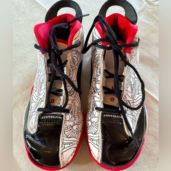 Jordan Dub Zero White Varsity Red Size 12C 
DV1359-160 Kids Youth Preloved - Picture 6 of 9